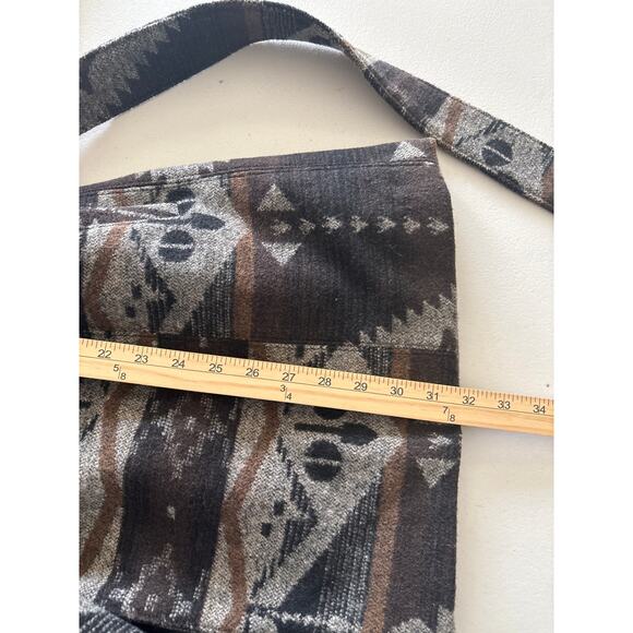 Coldwater Creek Women's Size Small Aztec Southwestern Fleece Belted Coat Jacket - Picture 8 of 14